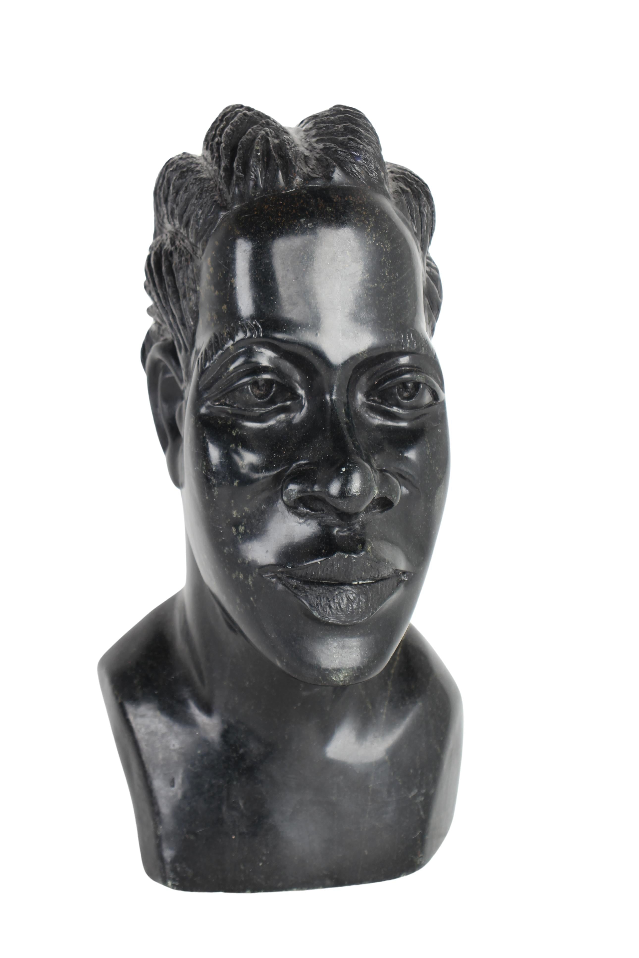 Shona Tribe Wonderstone Head Sculpture ~16.1" Tall (New 2024)
