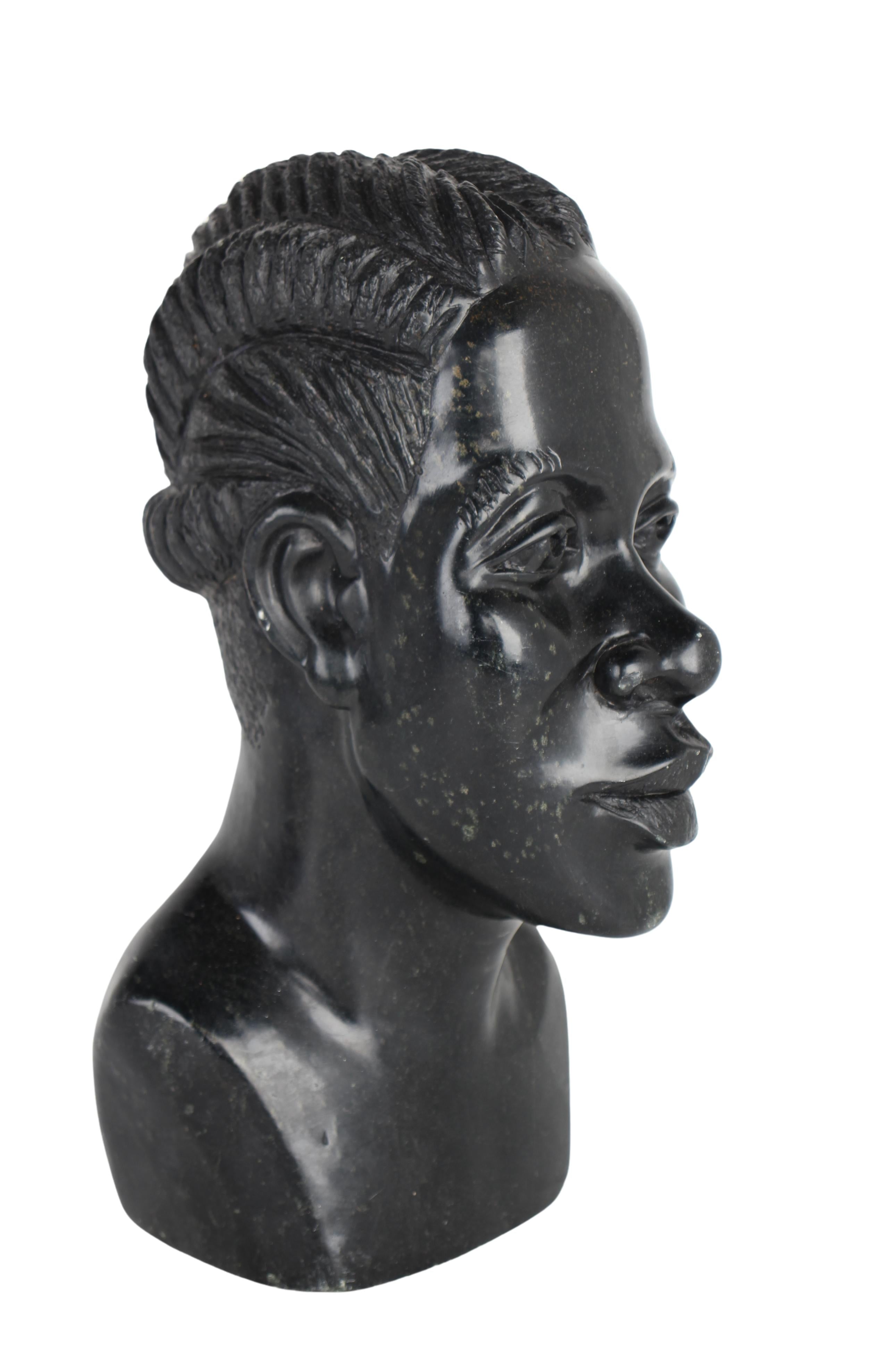 Shona Tribe Wonderstone Head Sculpture ~16.1" Tall (New 2024)