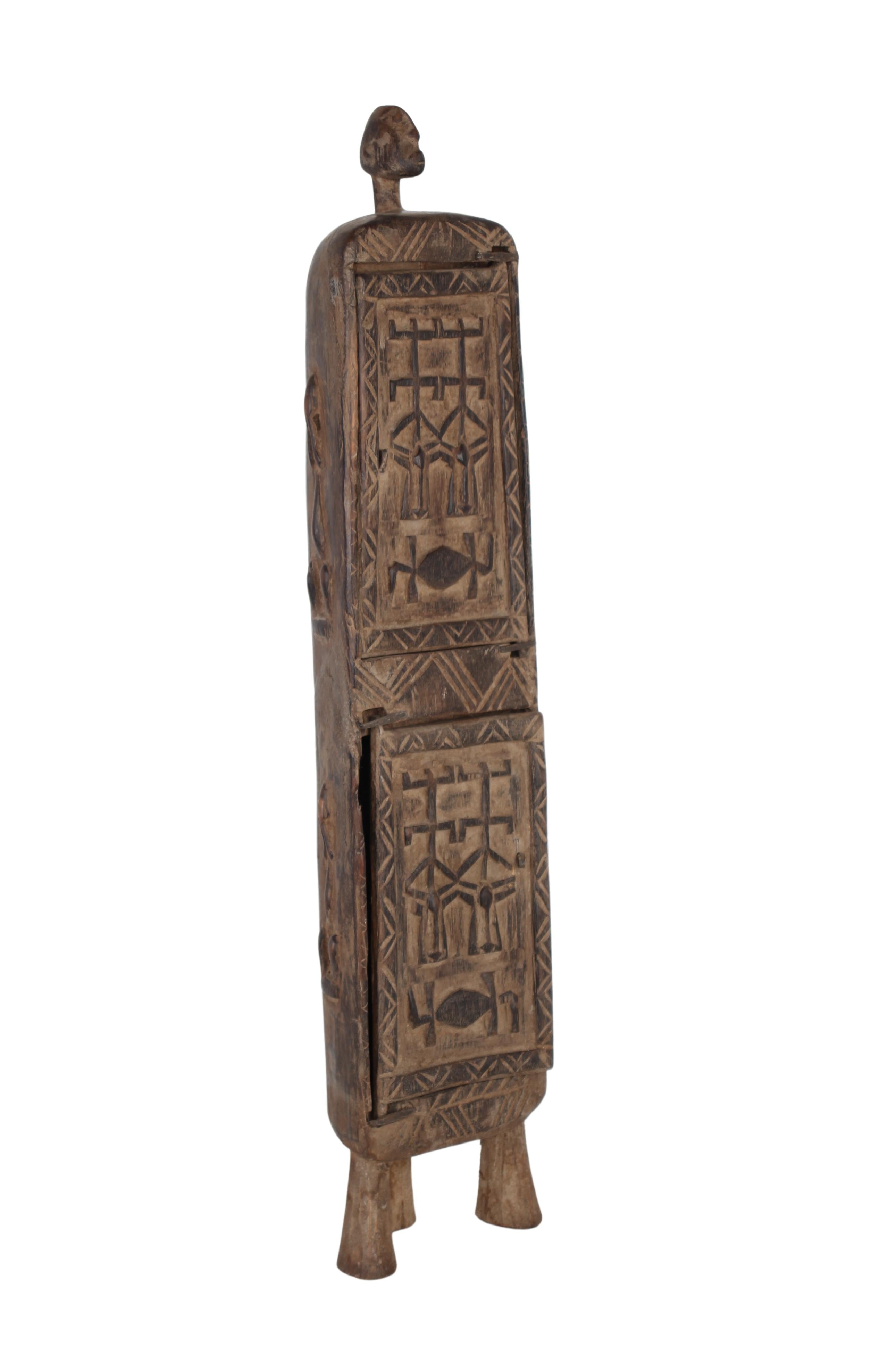 Dogon Tribe Jewelry Box ~24.4" Tall (New 2024)