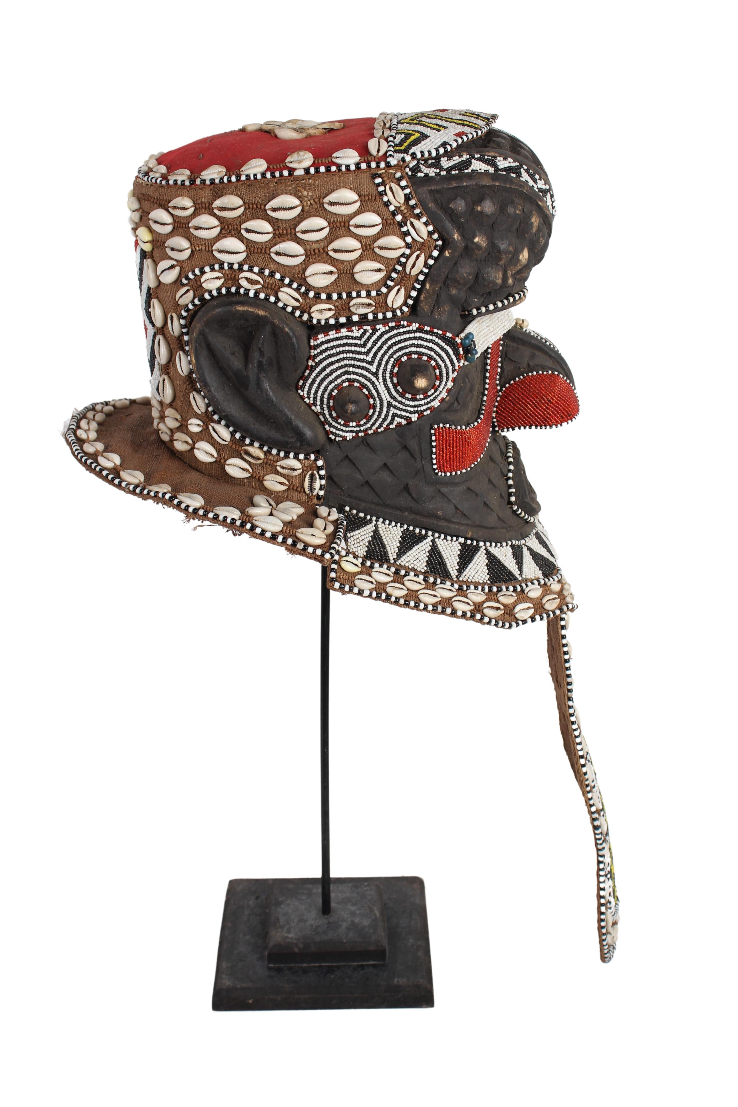 Kuba/Bakuba Tribe Mask ~26" Tall (New 2024) - West African Artifacts
