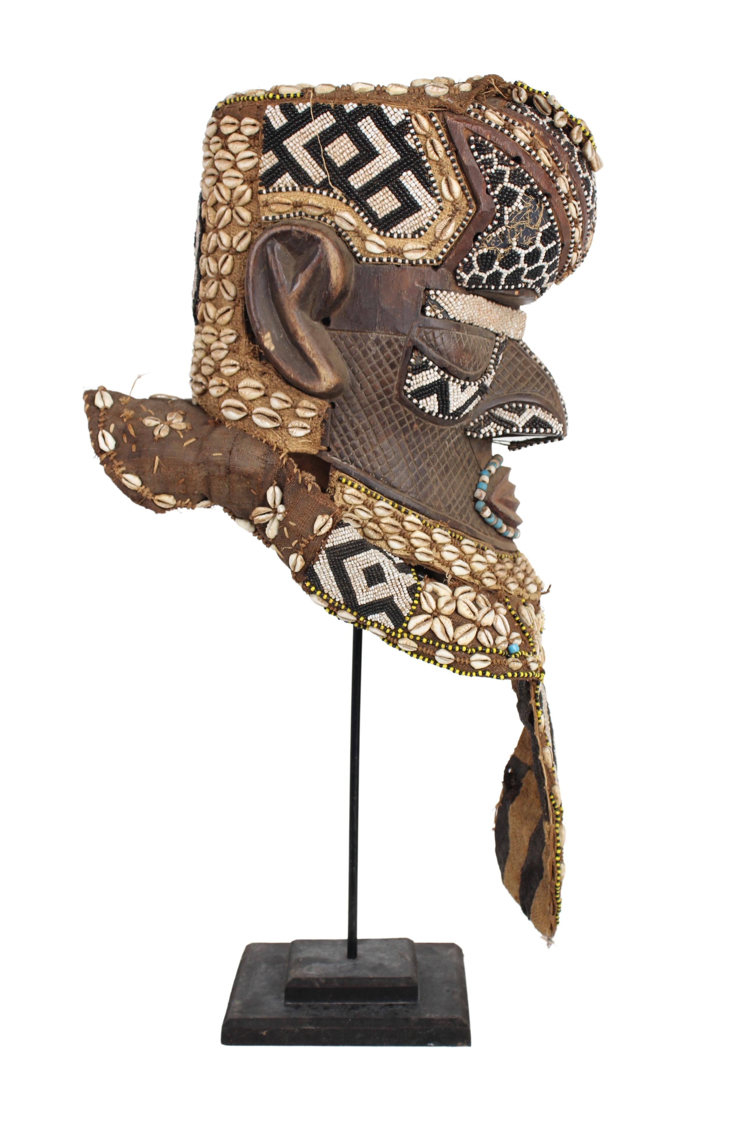 Kuba/Bakuba Tribe Mask ~24.4" Tall (New 2024)