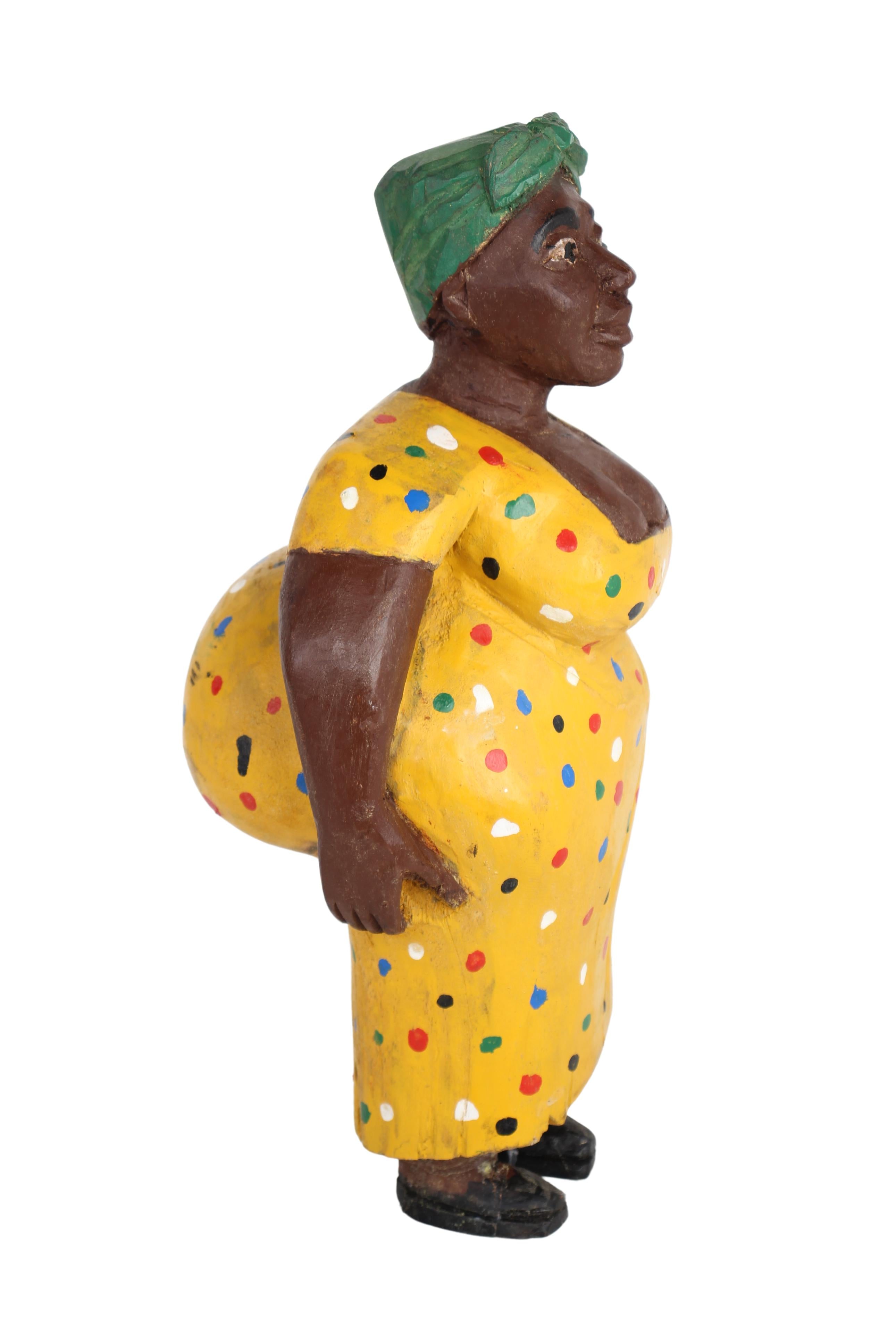Baule Tribe African Colonial Figures ~16.3" Tall (New 2024)