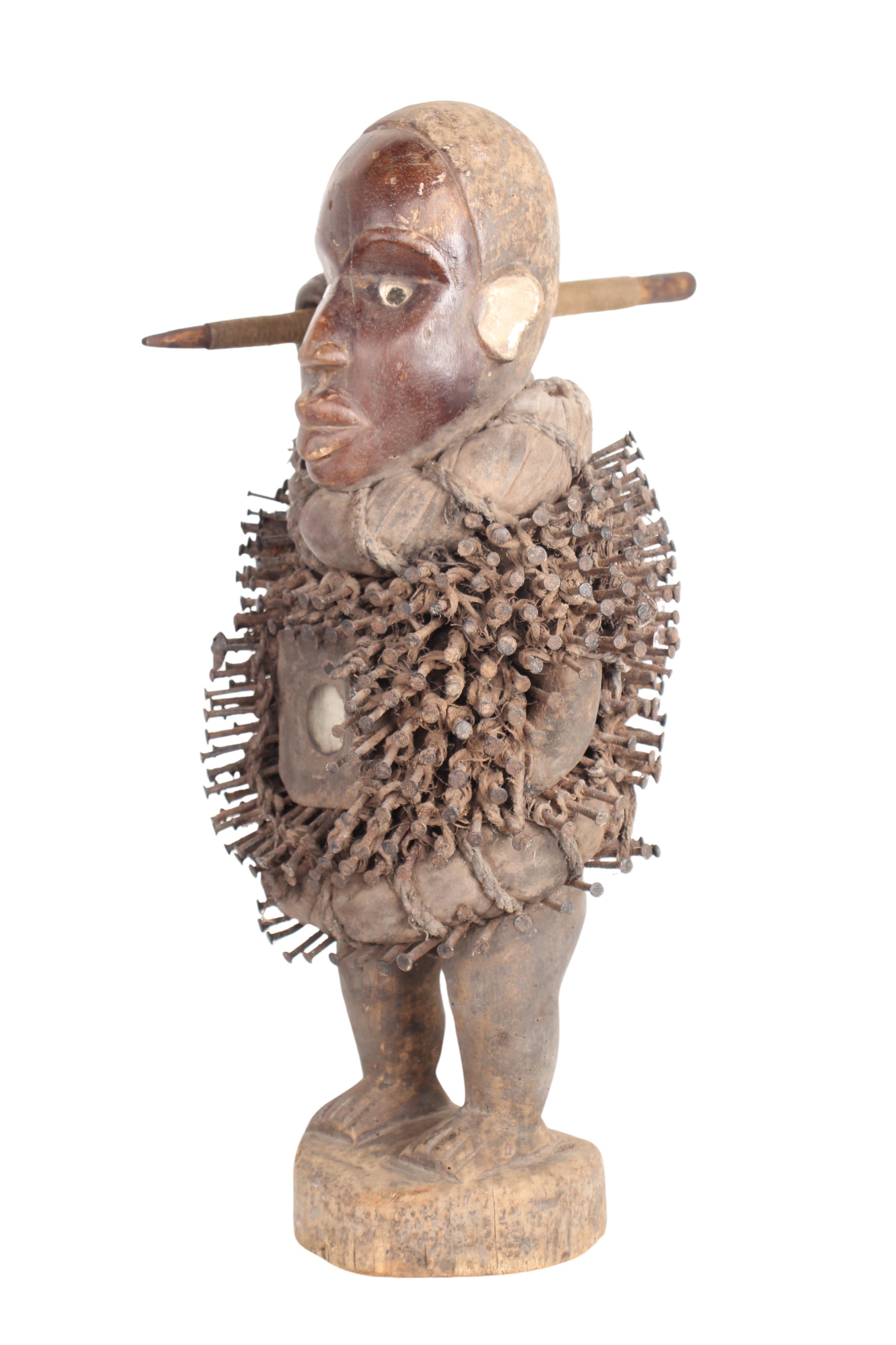 Bakongo Tribe Fetishes ~21.7" Tall (New 2024)