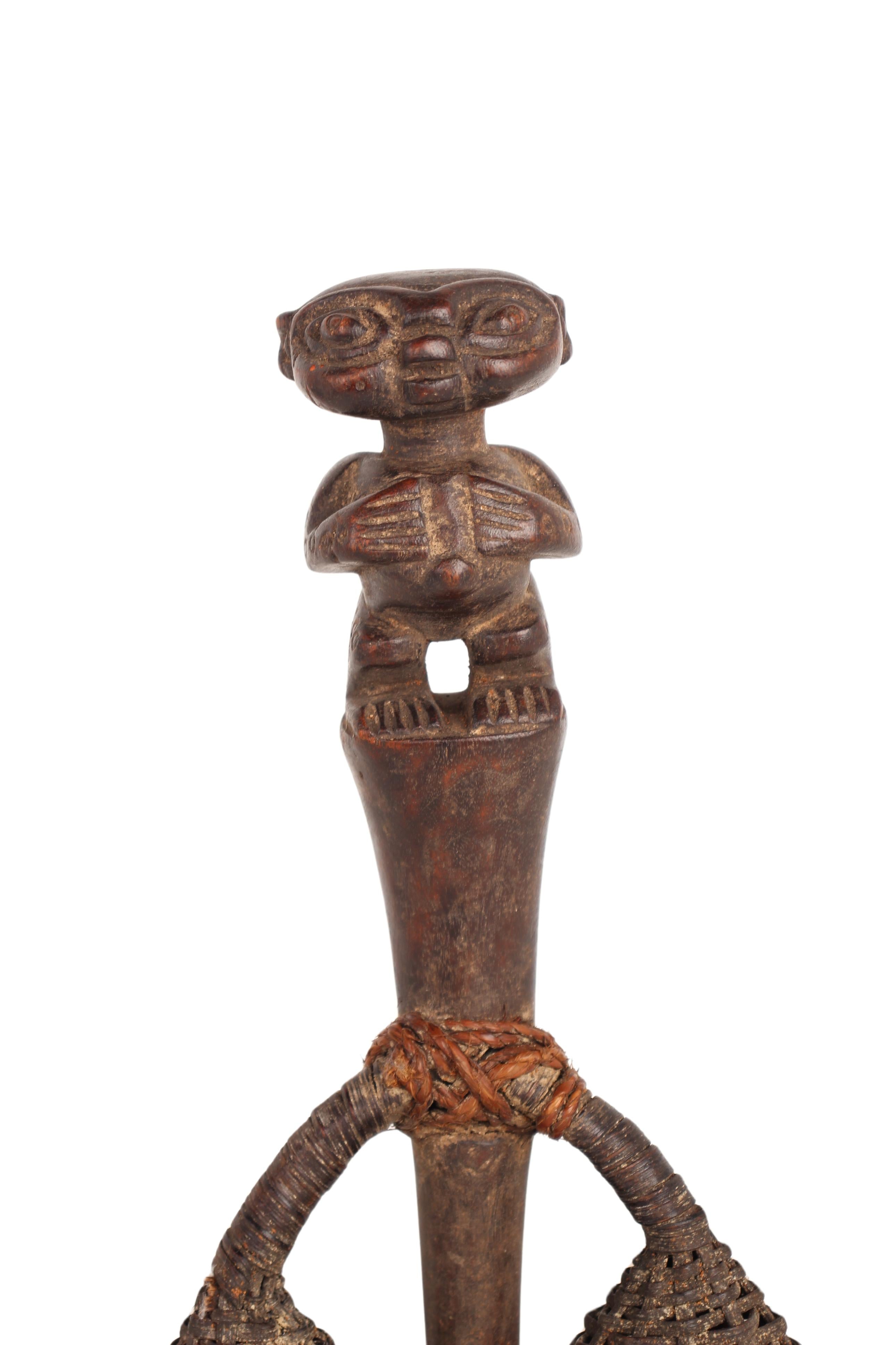 Bamileke Tribe Seed Shakers ~13.5" Tall (New 2024)