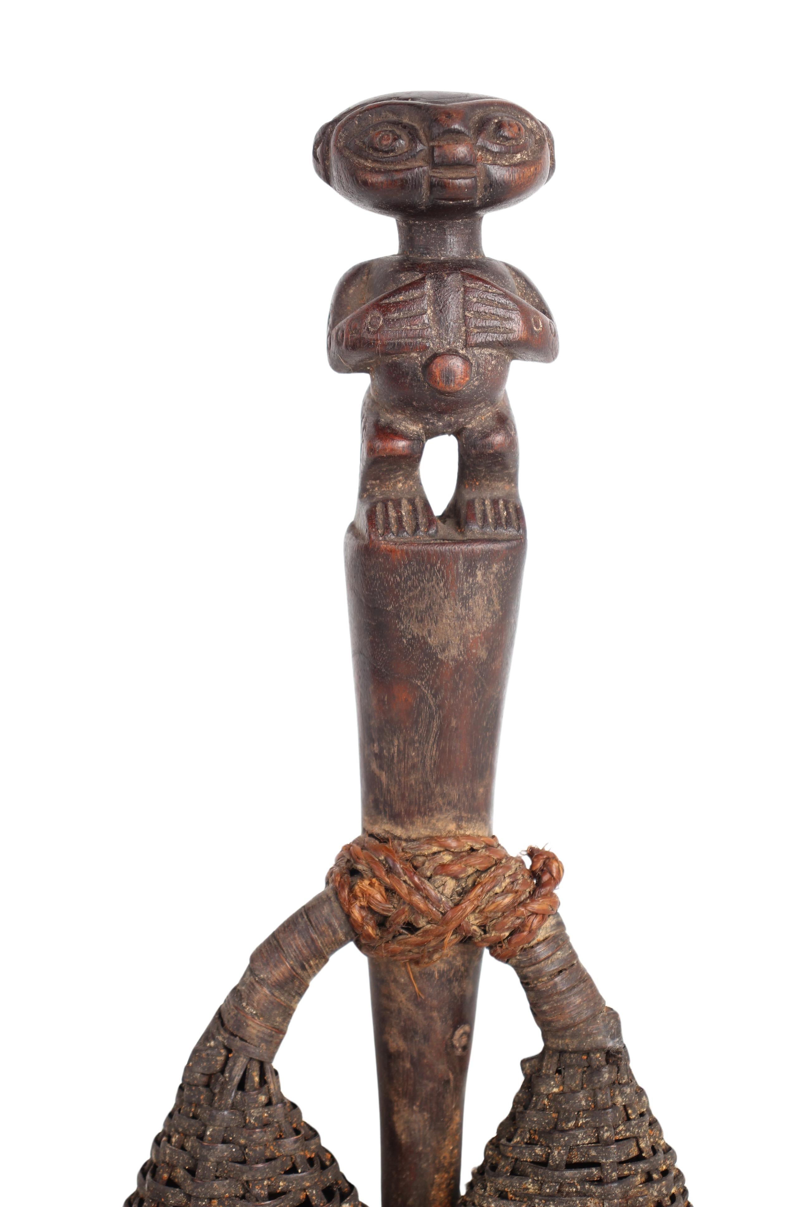 Bamileke Tribe Seed Shakers ~13.6" Tall (New 2024)