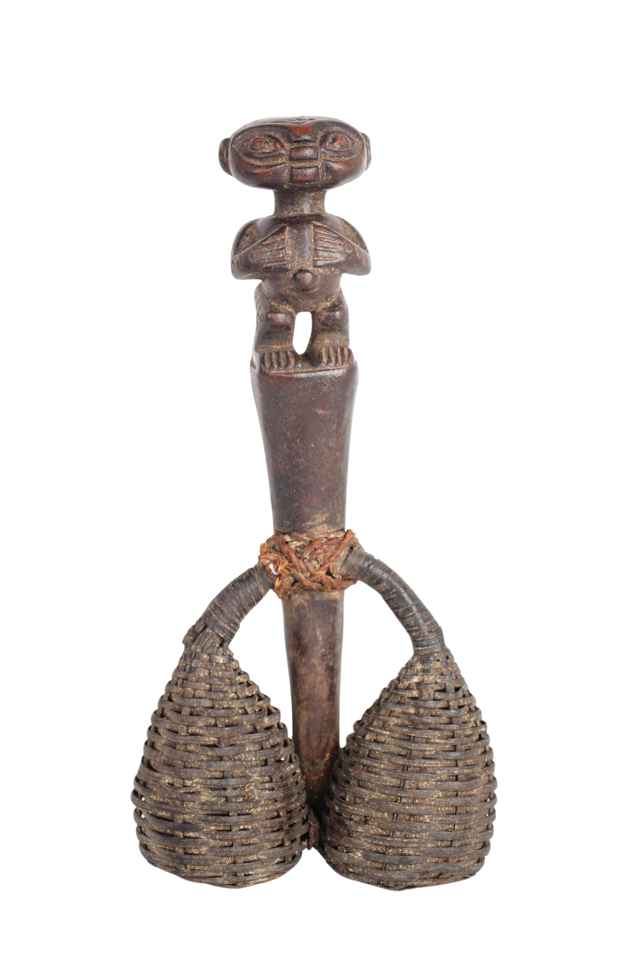 Bamileke Tribe Seed Shakers ~13.4" Tall (New 2024)