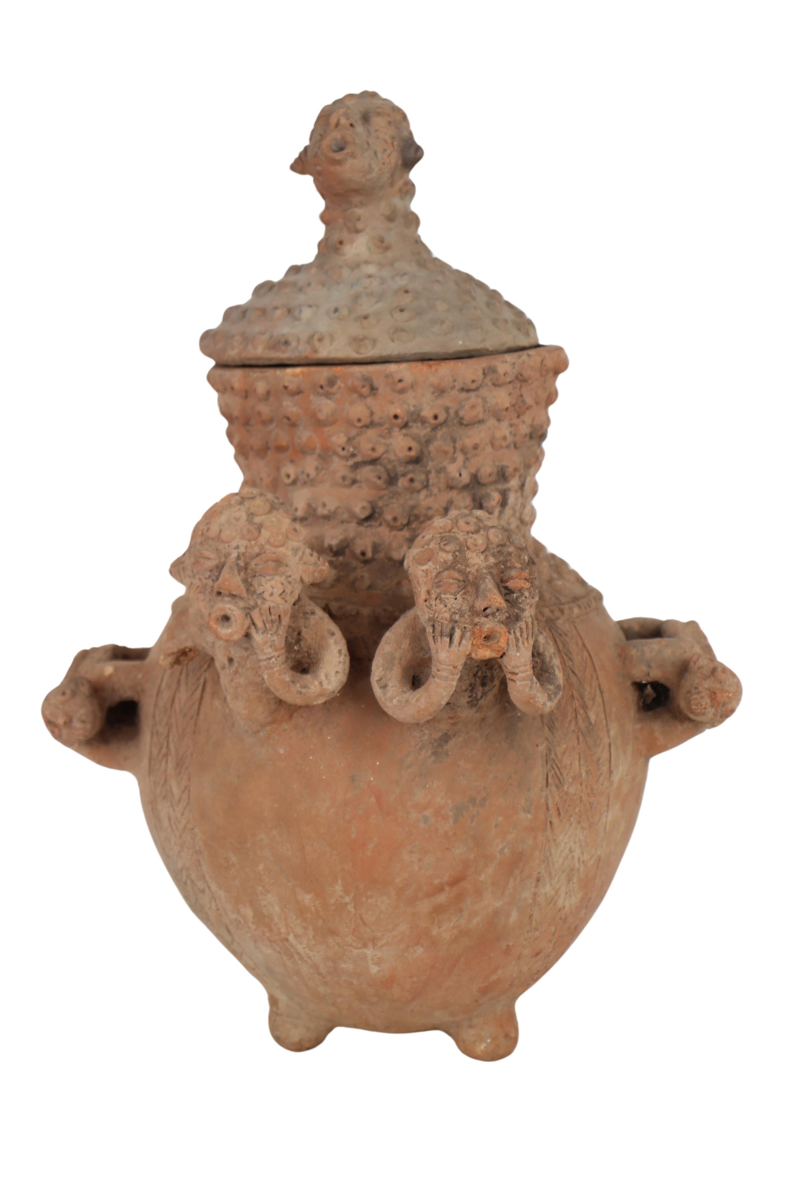 Igbo/Ibo Tribe Terracotta Antique Pot ~20.5" Tall (New 2024)