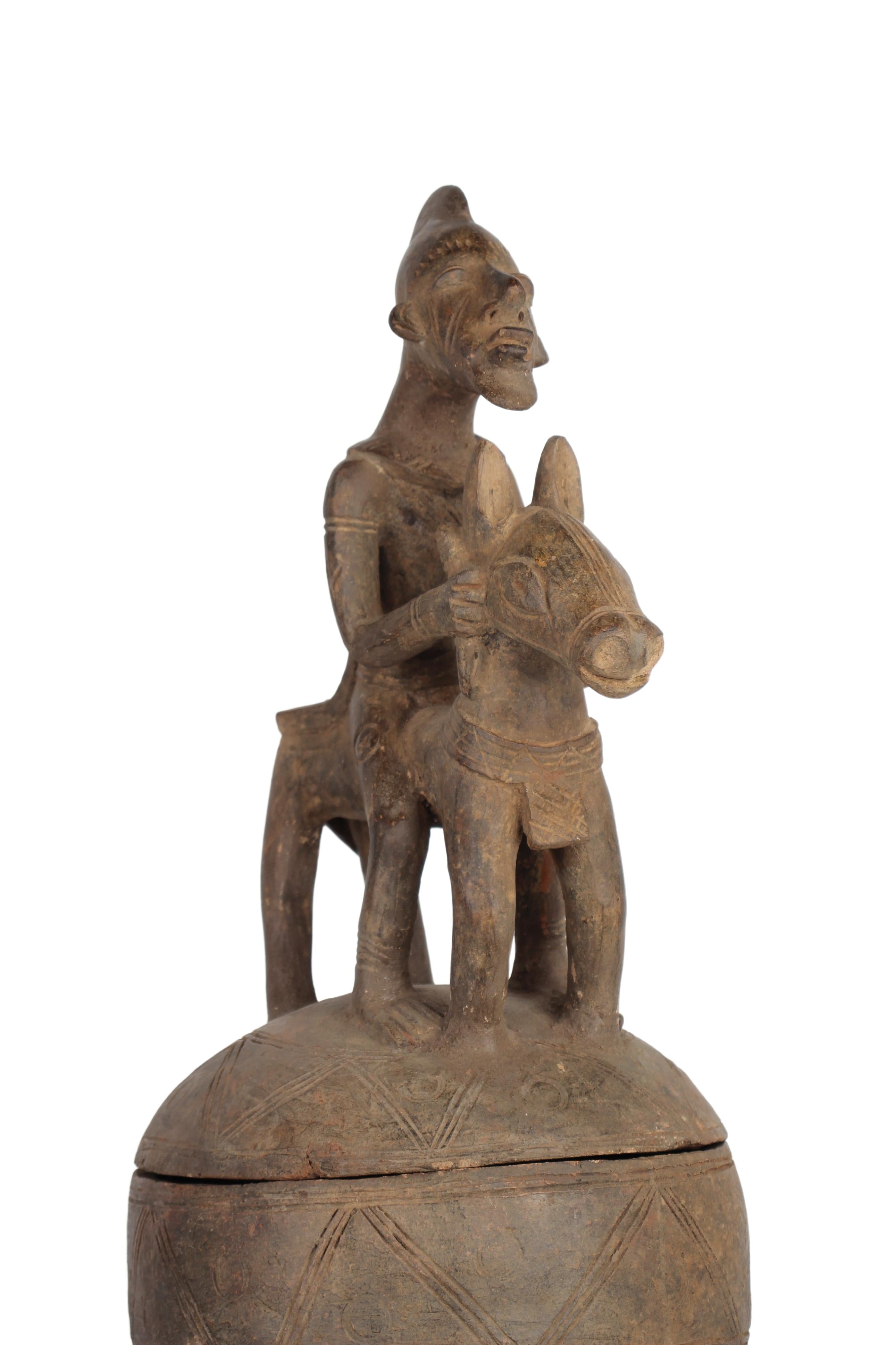 Dogon Tribe Terracotta Sculpture ~33.9" Tall (New 2024)
