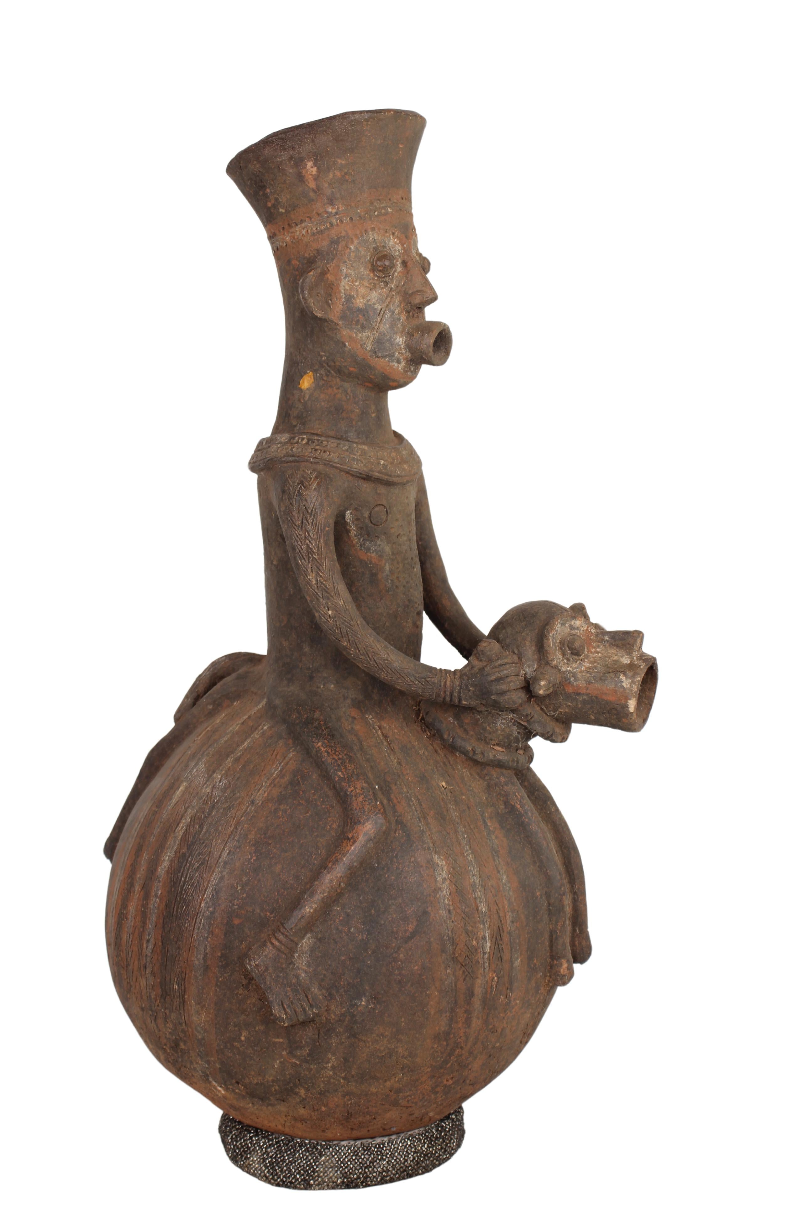Mangbetu Terracotta Figures ~26.8" Tall (New 2024)
