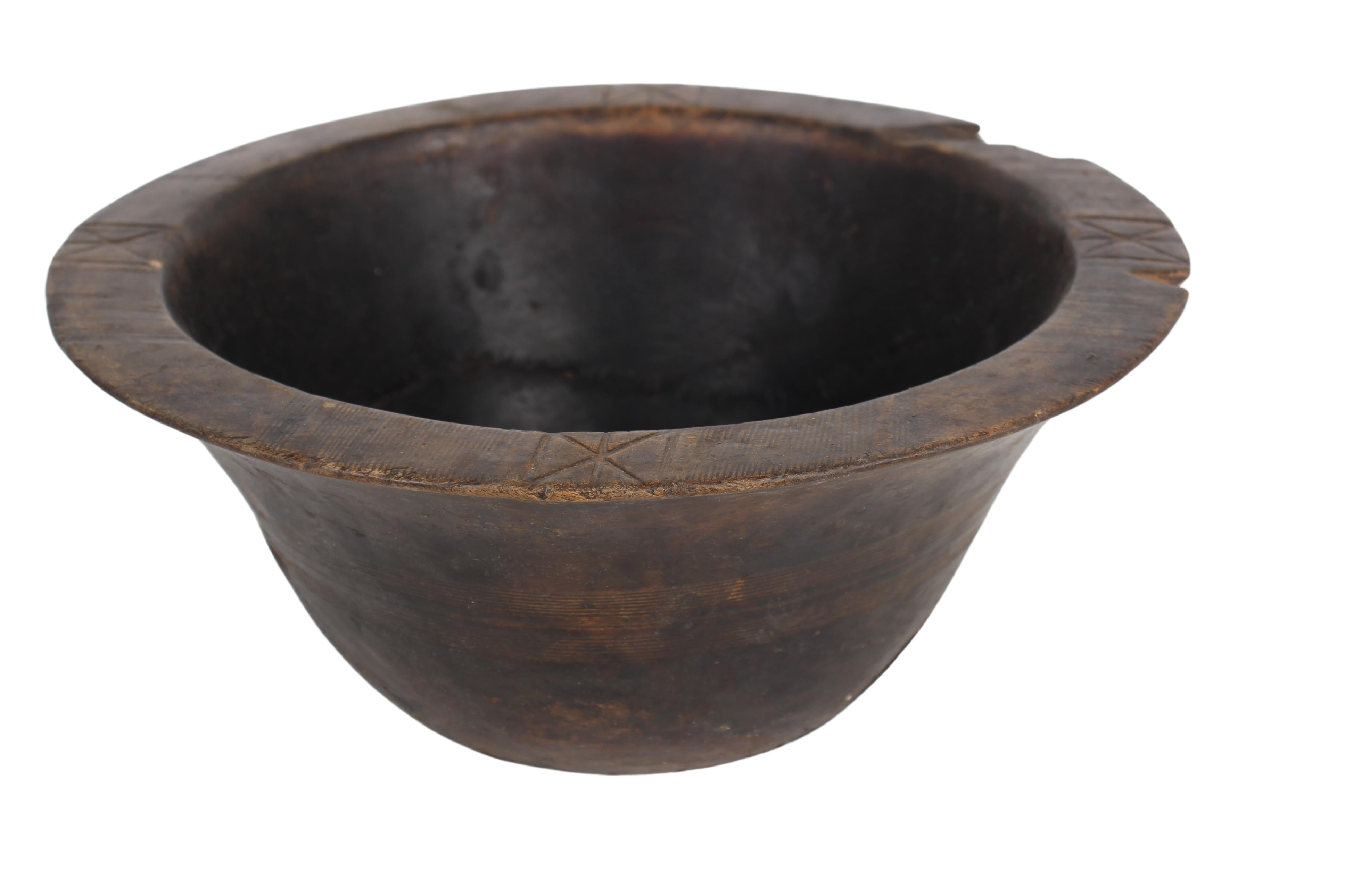 Tuareg Tribe Wooden Bowls ~6.5" Tall (New 2024)