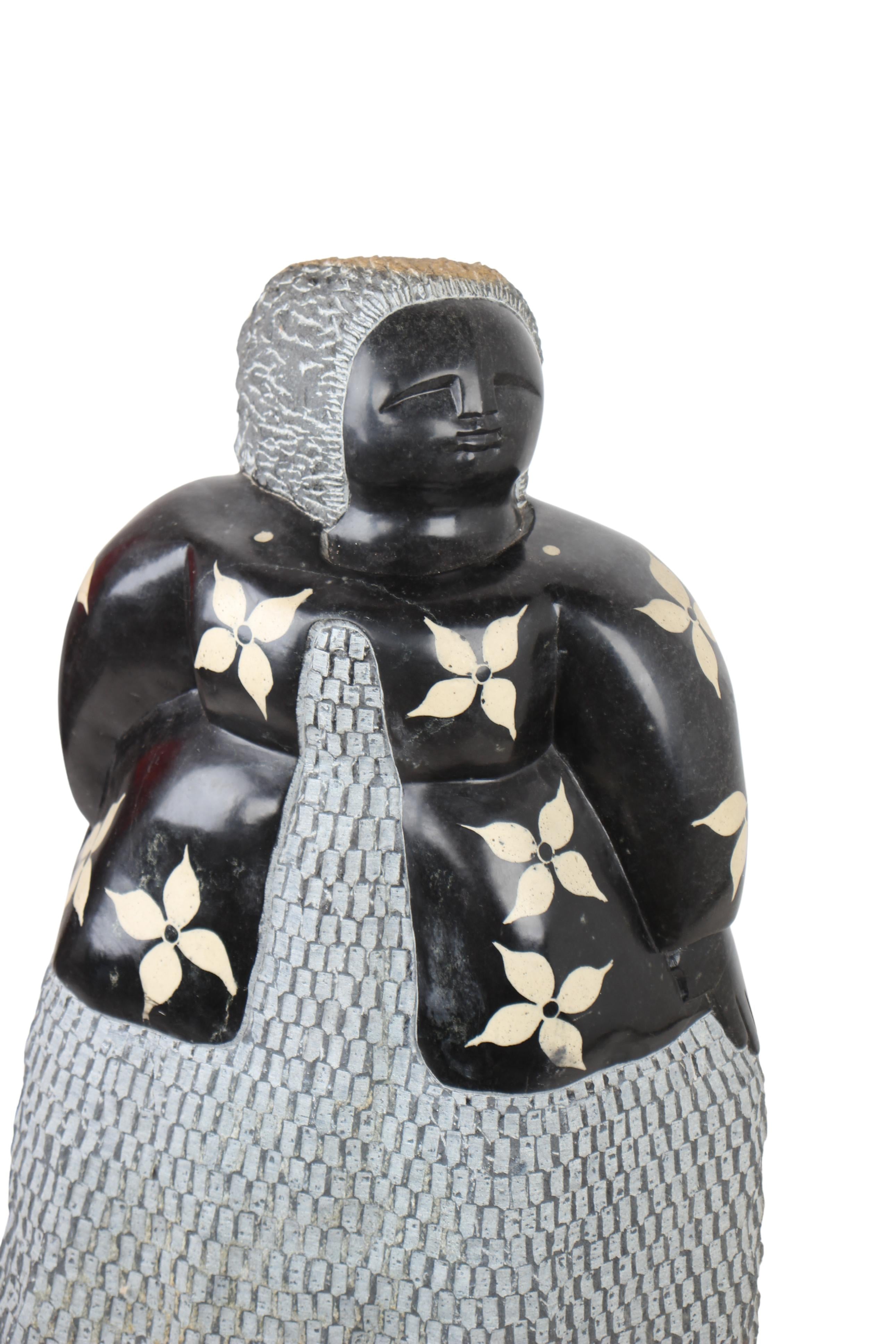 Shona Tribe Springstone Fat Mamas ~31.5" Tall (New 2024) - Shona Stone