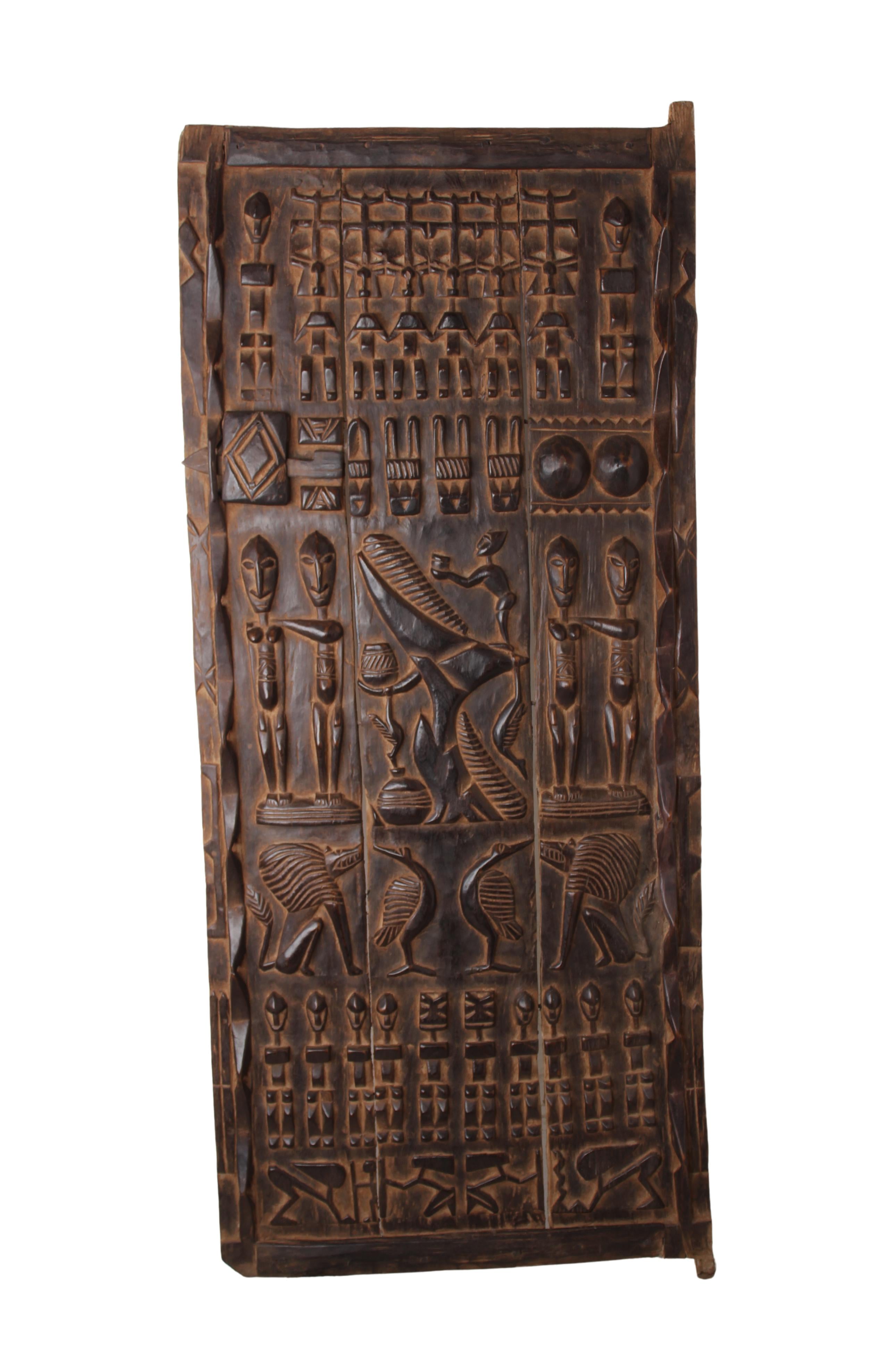 Dogon Tribe Door ~73.6" Tall (New 2024) - West African Artifacts