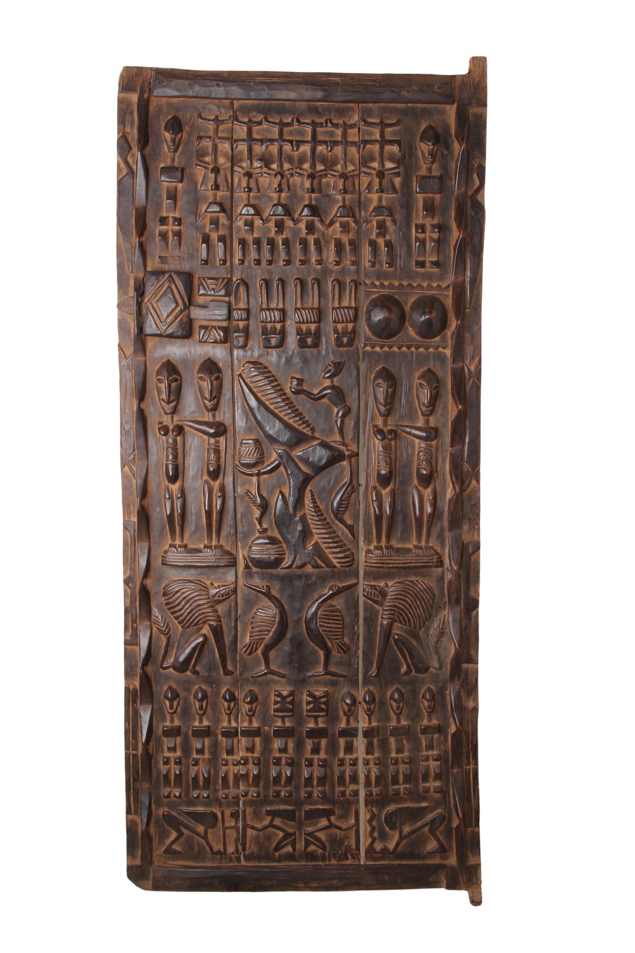 Dogon Tribe Door ~73.6" Tall (New 2024) - West African Artifacts