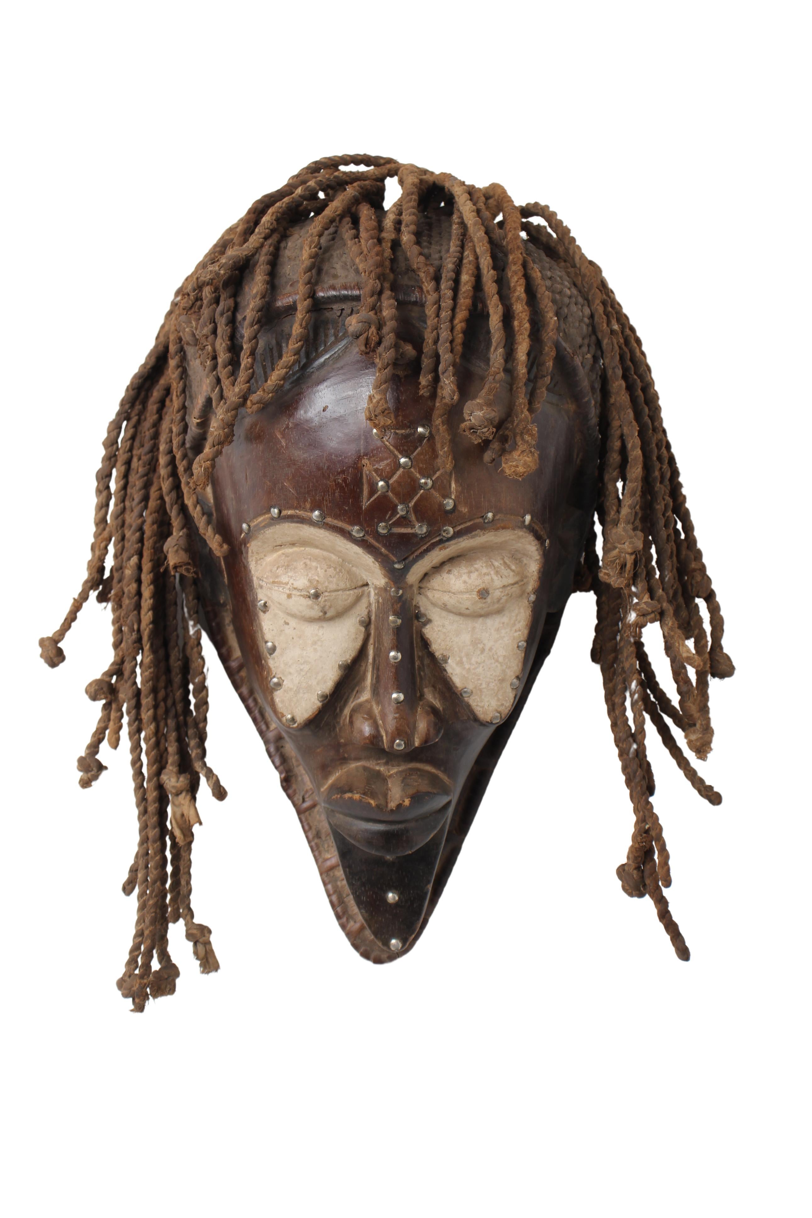 Chokwe Tribe Mask ~21.7" Tall (New 2024)