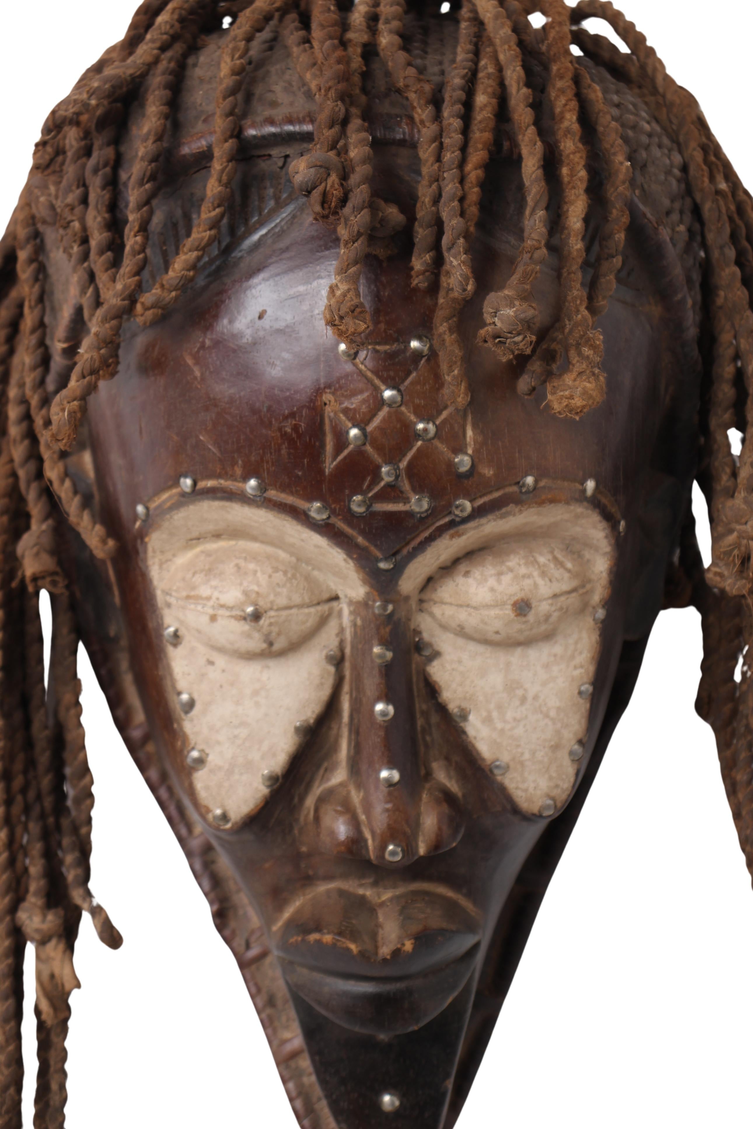 Chokwe Tribe Mask ~21.7" Tall (New 2024)