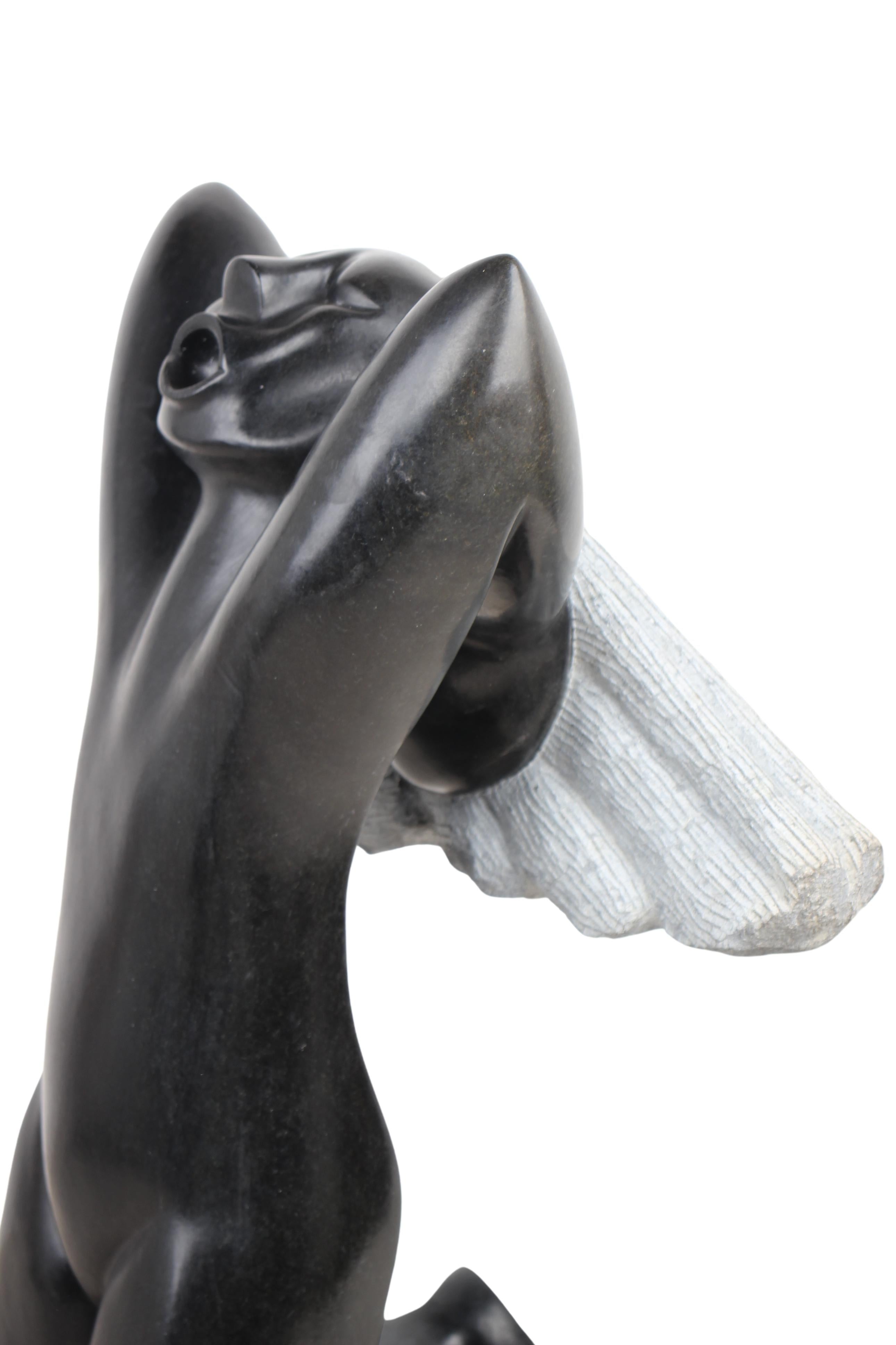 Shona Tribe Springstone Female Sculpture ~29.5" Tall (New 2024)