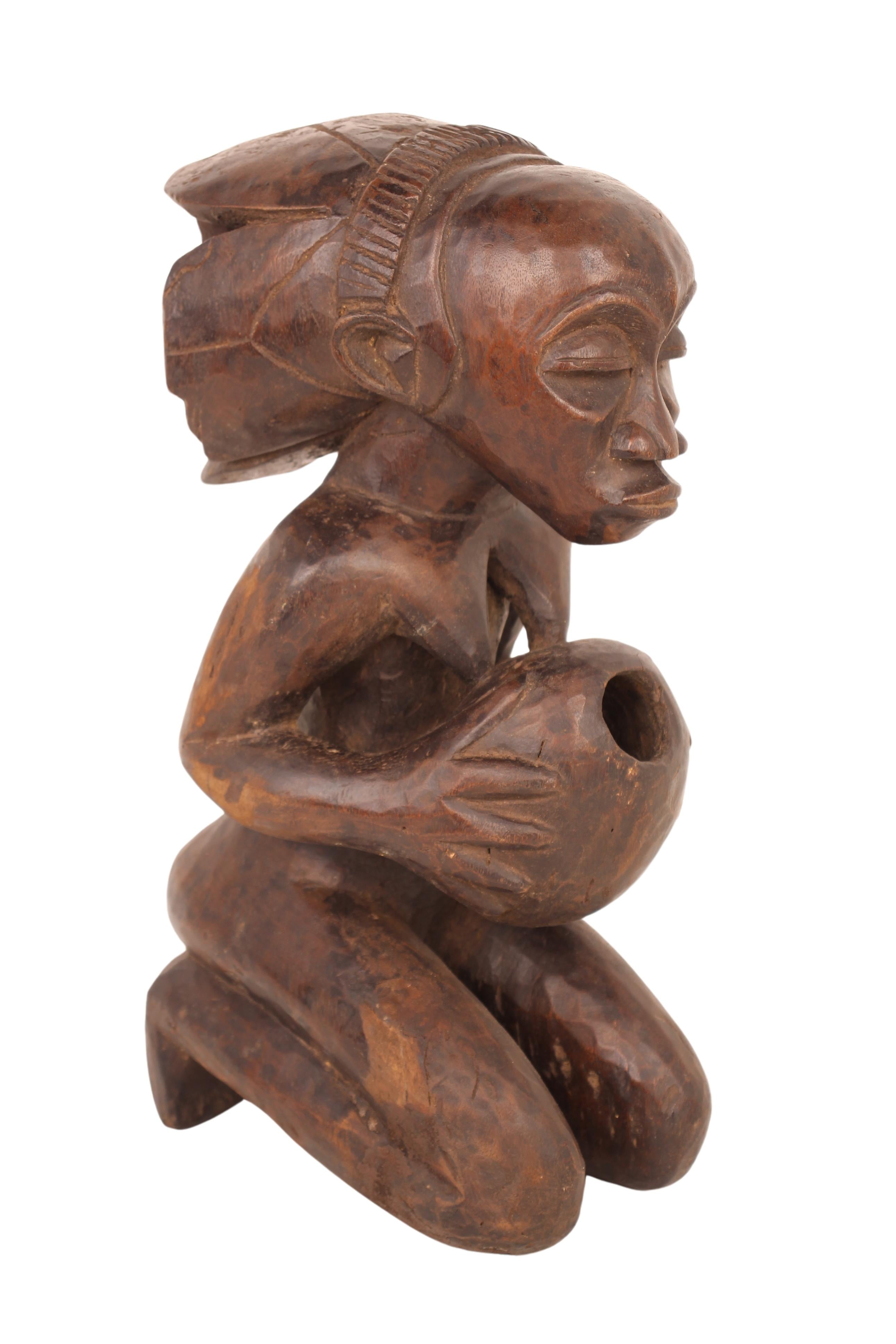 Luba/Baluba Tribe Sculptures ~15.4" Tall (New 2024)