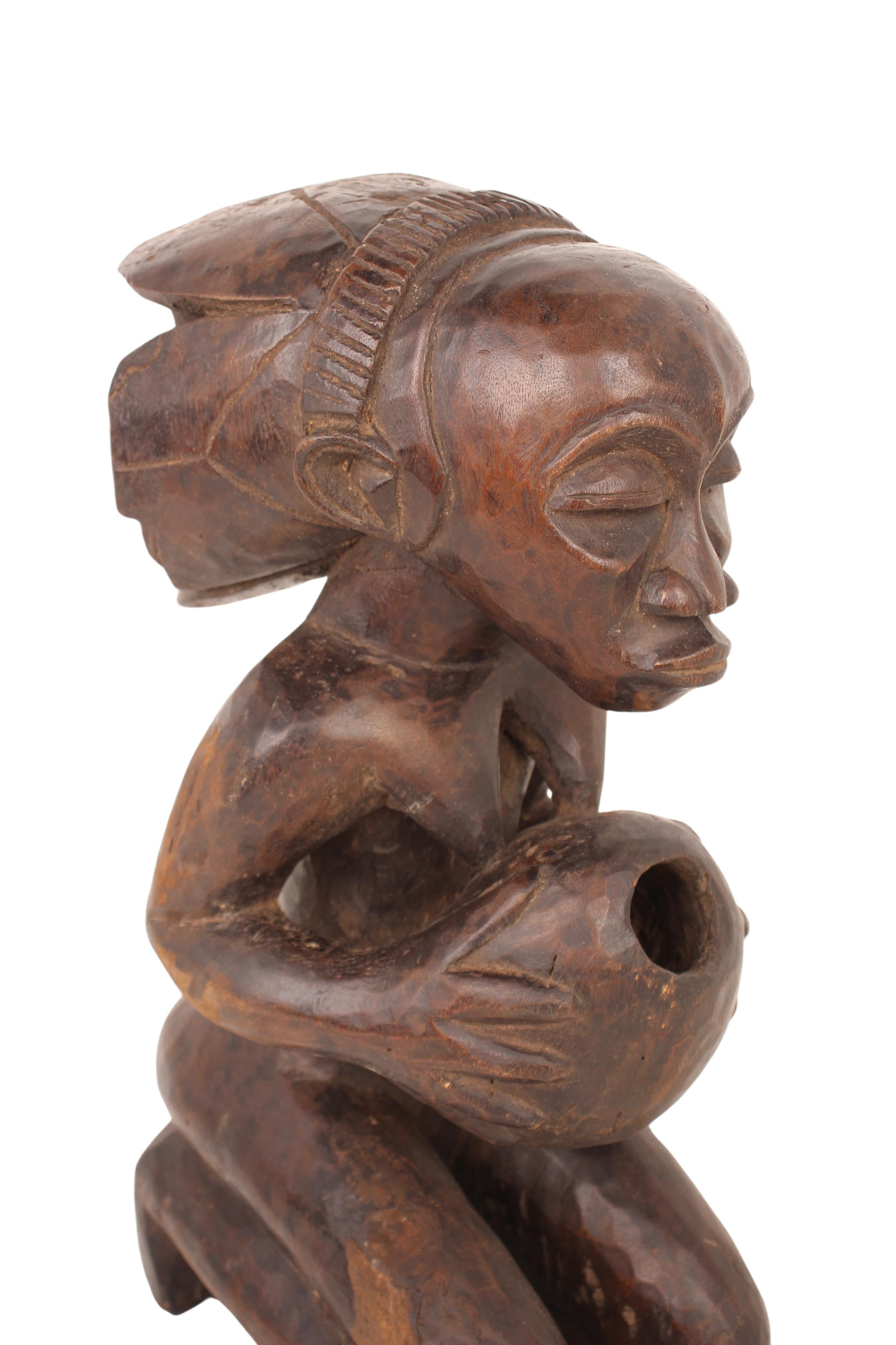 Luba/Baluba Tribe Sculptures ~15.4" Tall (New 2024)