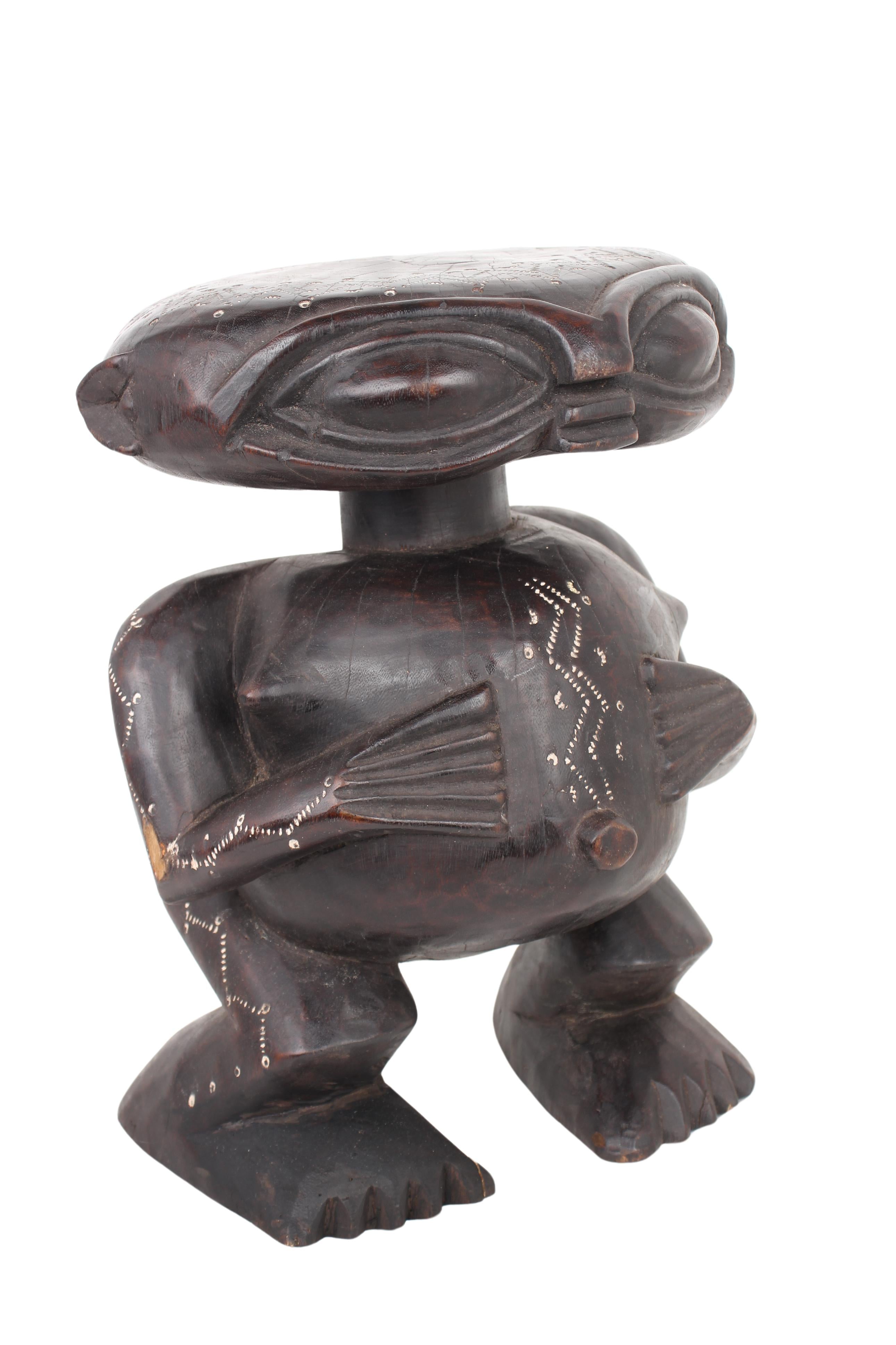 Pygmy Tribe Twa Statues ~13.8" Tall (New 2024)