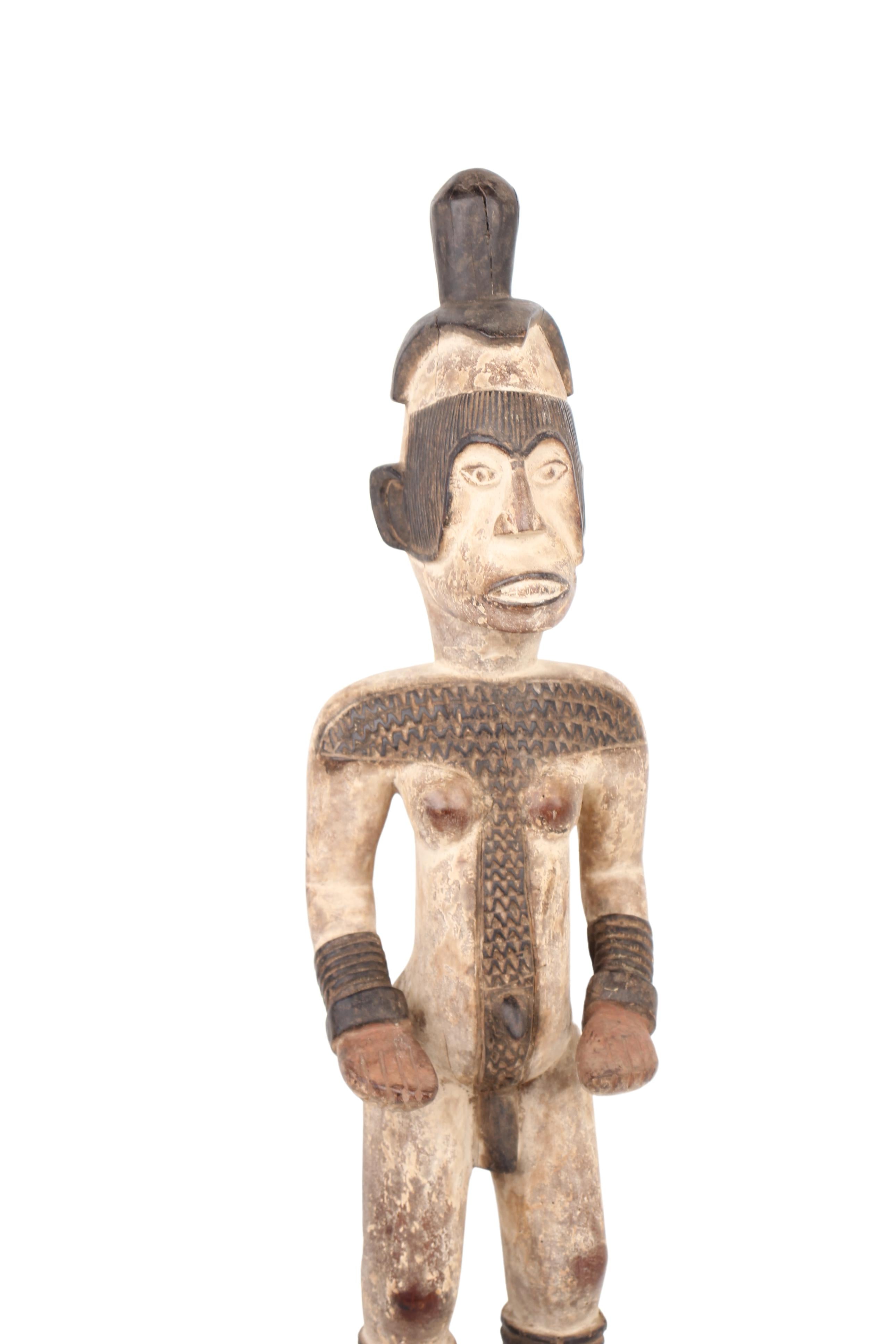 Igbo/Ibo Tribe Wooden Figures ~27.6" Tall (New 2024)