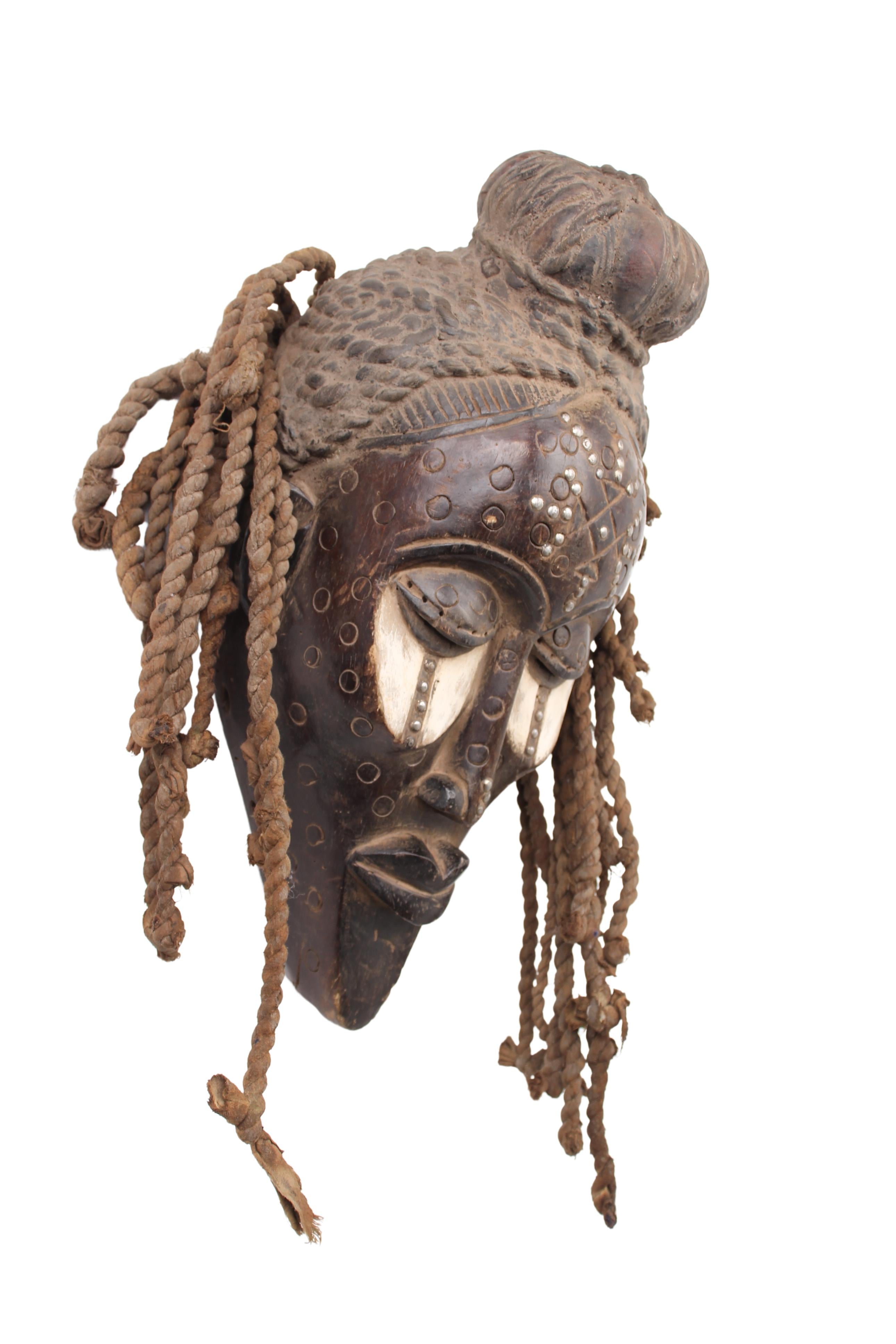Chokwe Tribe Mask ~18.1" Tall (New 2024)
