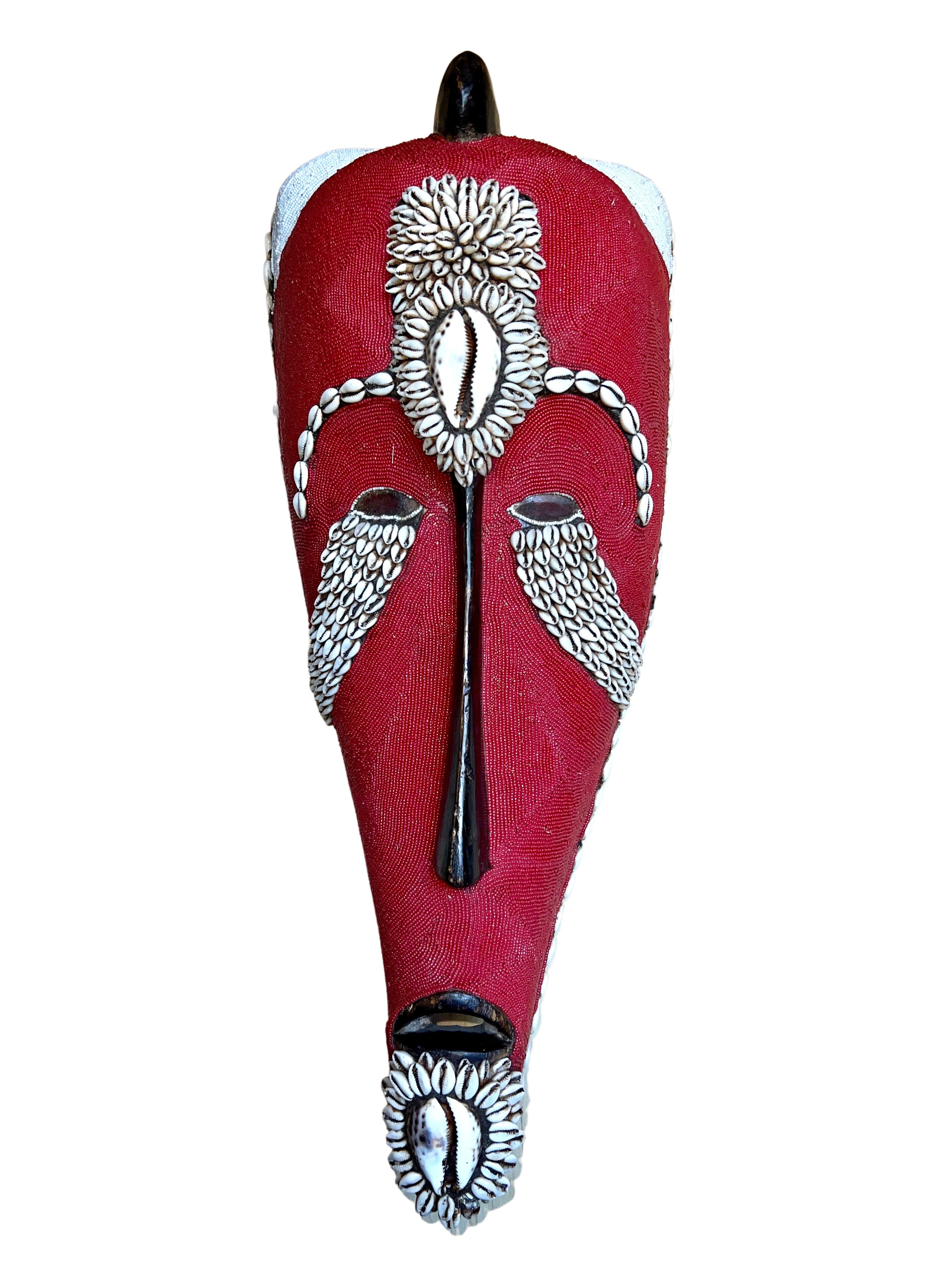 Fang Tribe Beaded Mask - Fang