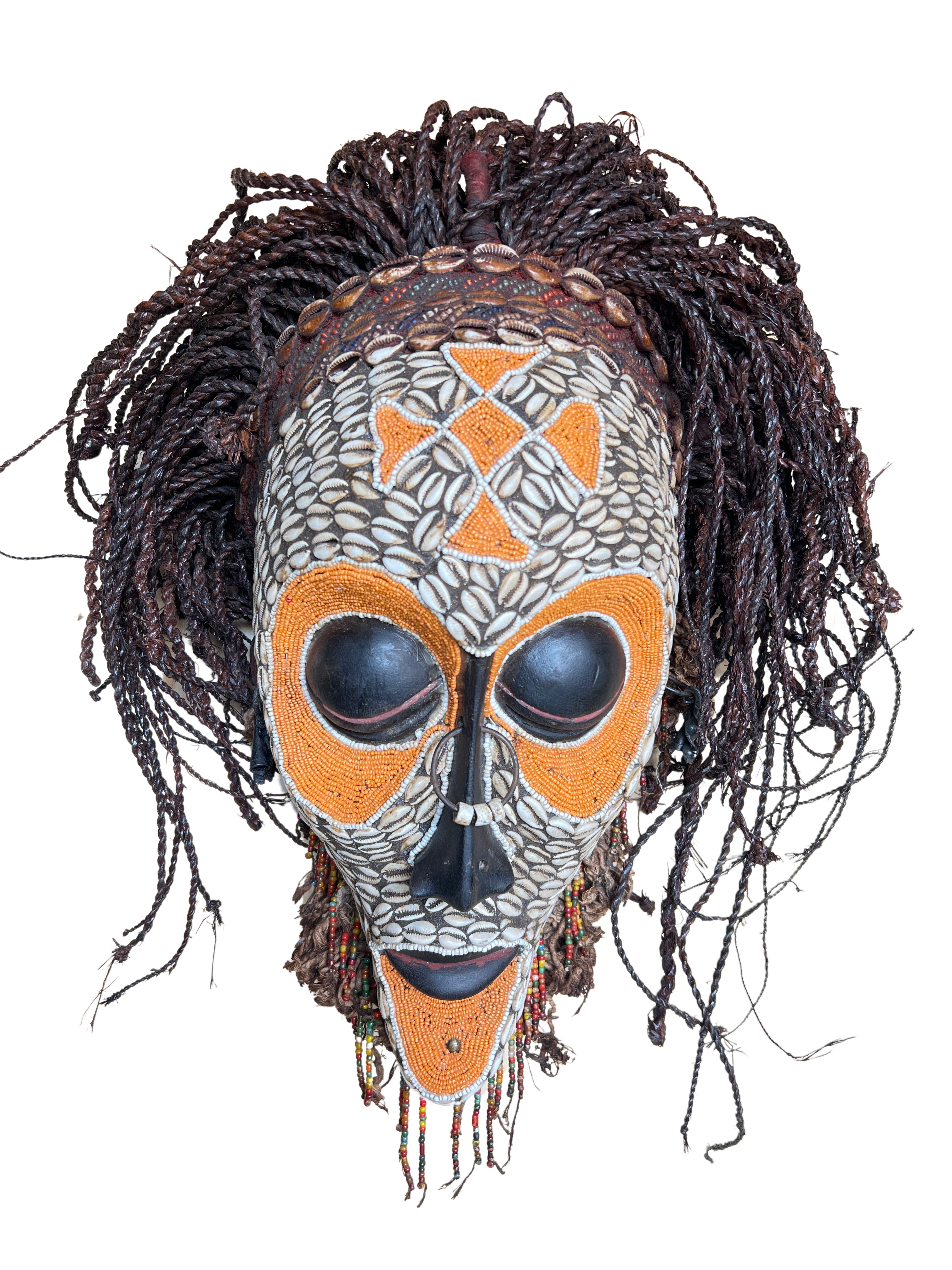 Chokwe Tribe Beaded Mask - Chokwe