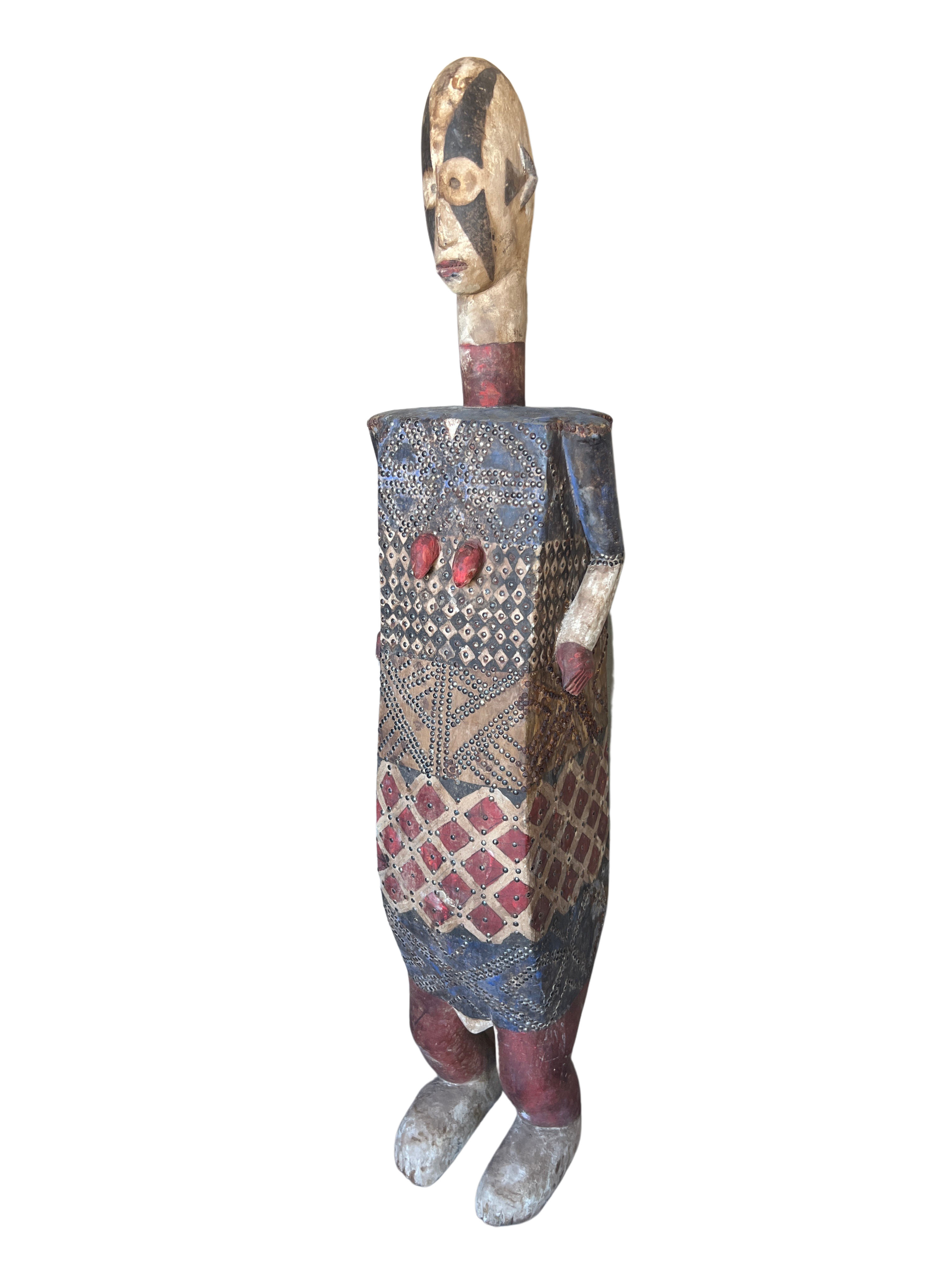 Ibibio Tribe Wooden Statue - Ibibio