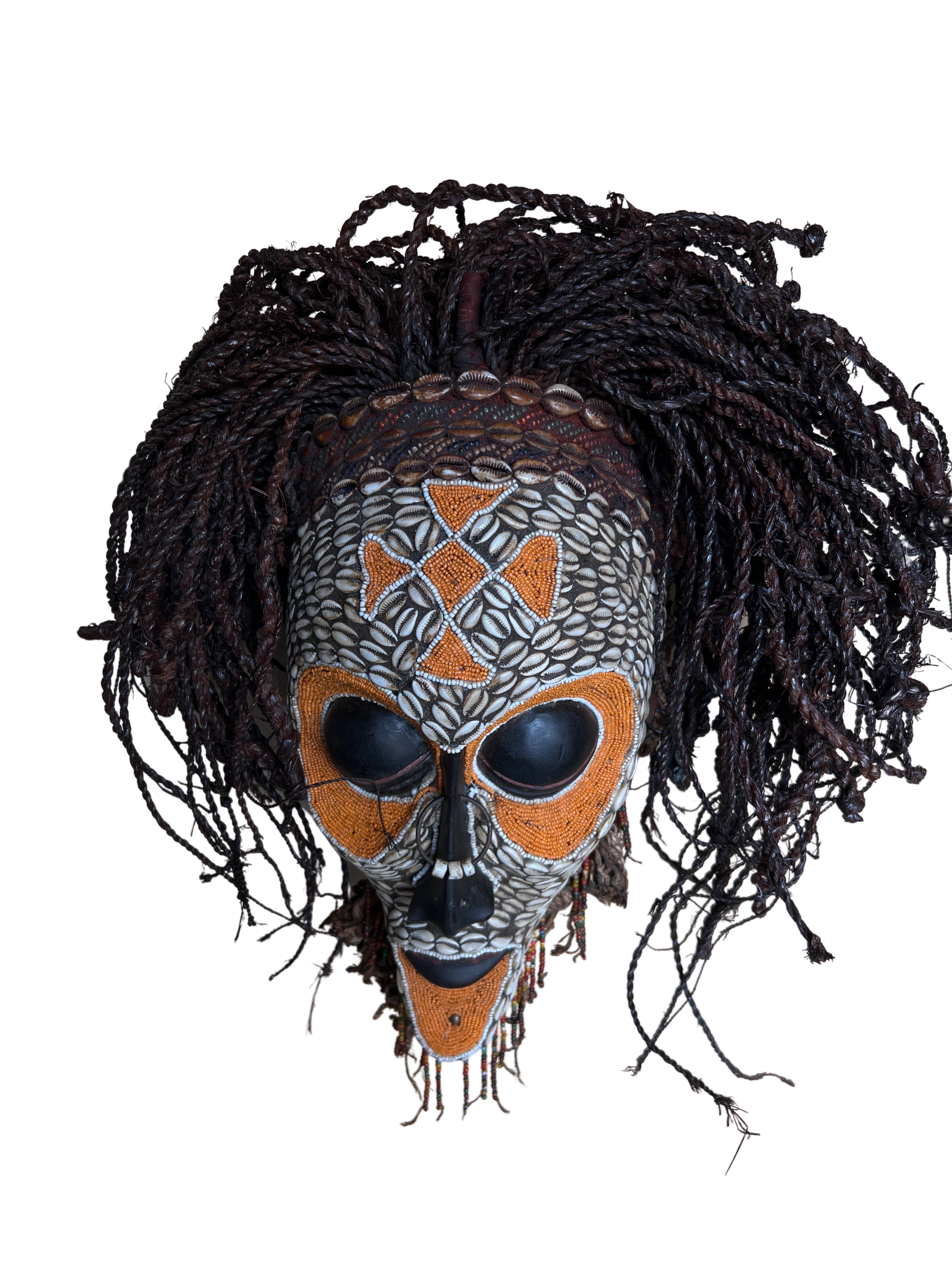 Chokwe Tribe Beaded Mask - Chokwe