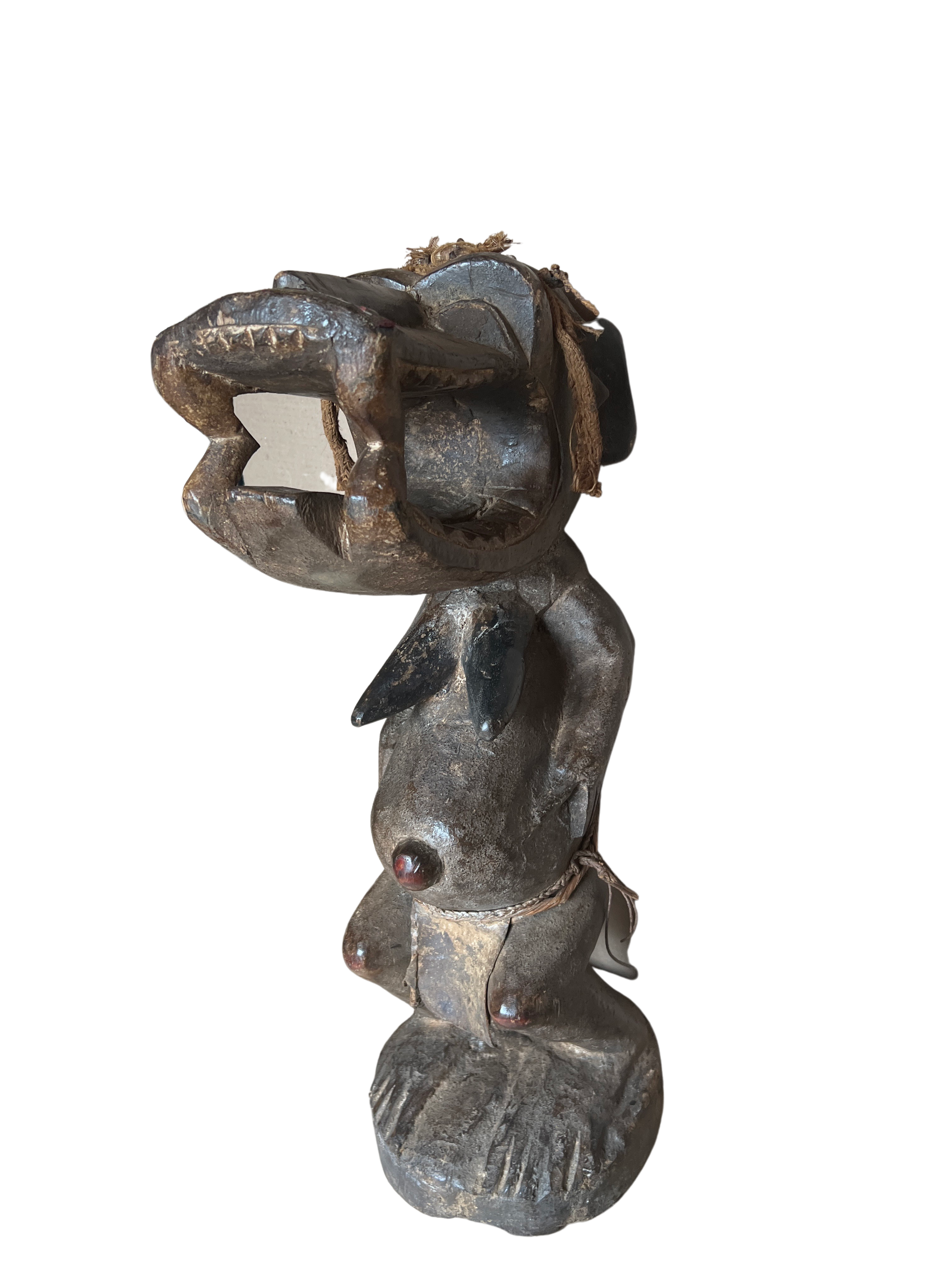 Baule Tribe Monkey Statue - Baule