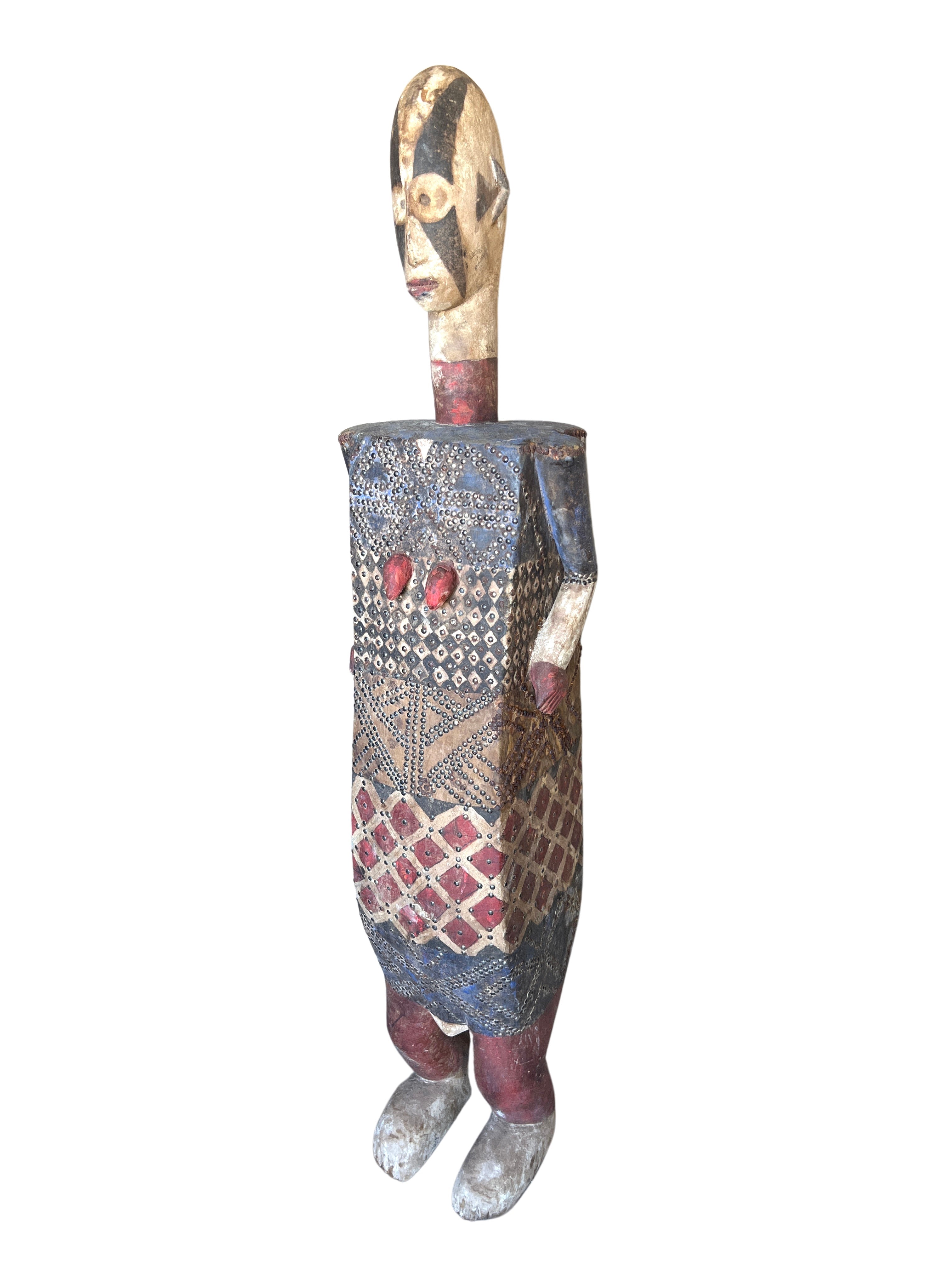 Ibibio Tribe Wooden Statue - Ibibio